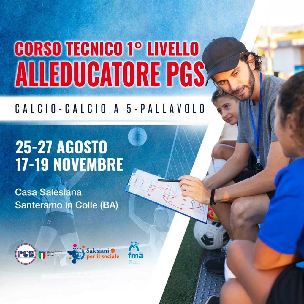 Locandina corso alleducatore 1° Livello PGS - Santeramo In Colle