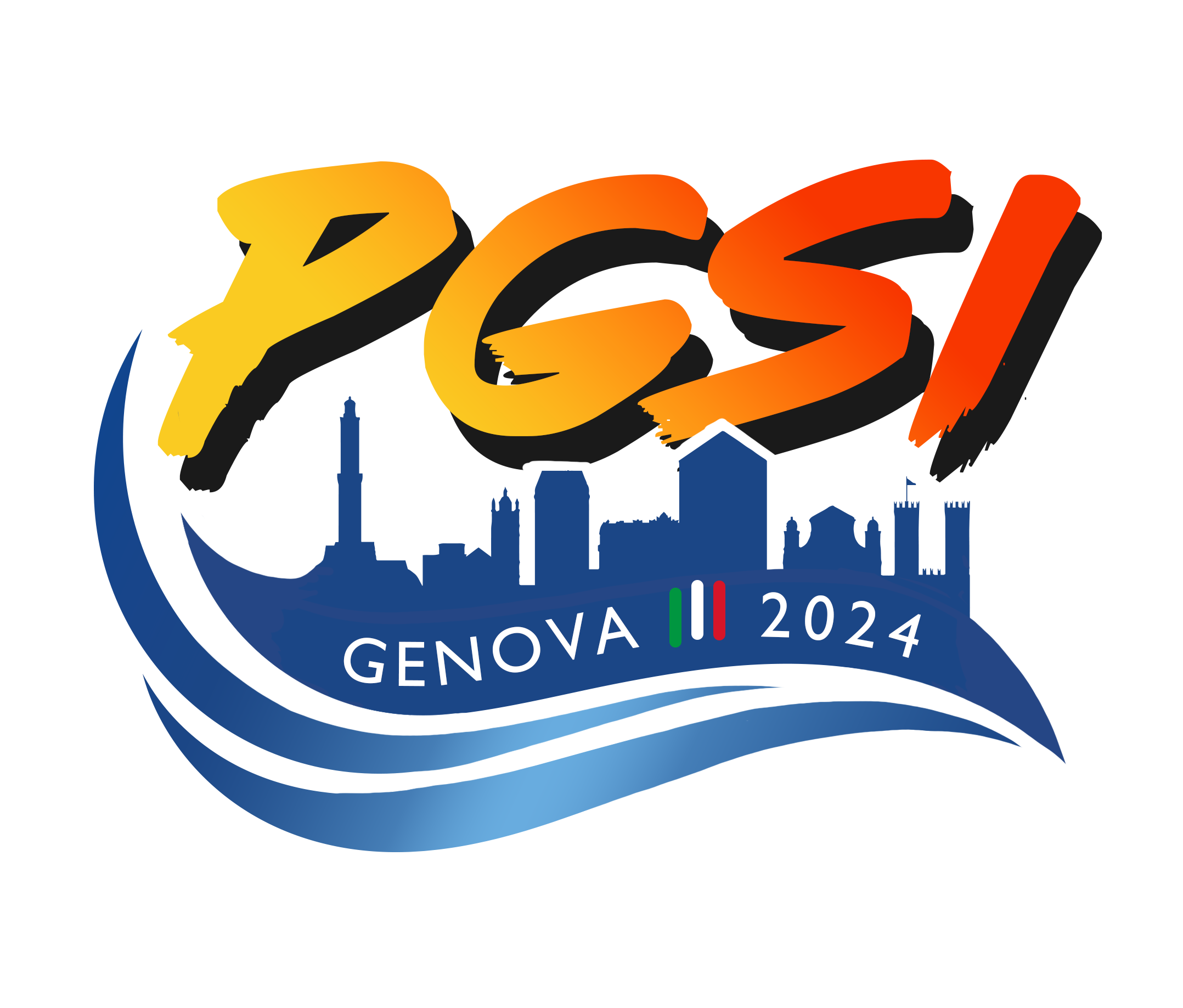 Logo PGSI Genova 2024 no hashtag